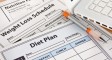 Diet Plan and Weightloss Schedule by Laptop